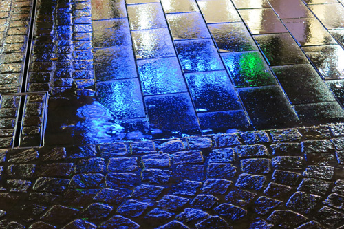 Rainy Cobblestones, Siegburg 2014